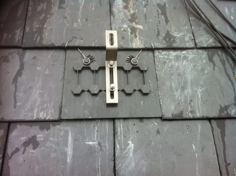 Solar Slate Plate - Slate roof hook fixings - Solar Pv - Solar Pv slate ...